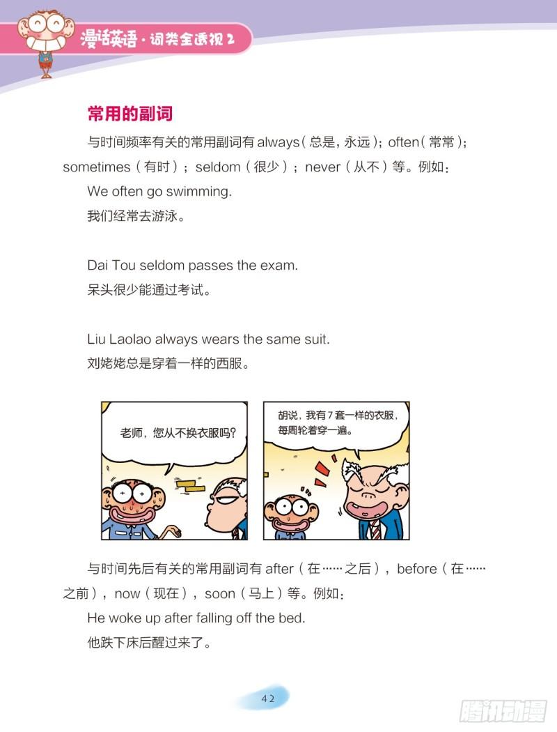 《爆笑校园大课堂-漫话英语》28 副词（1） 第4页