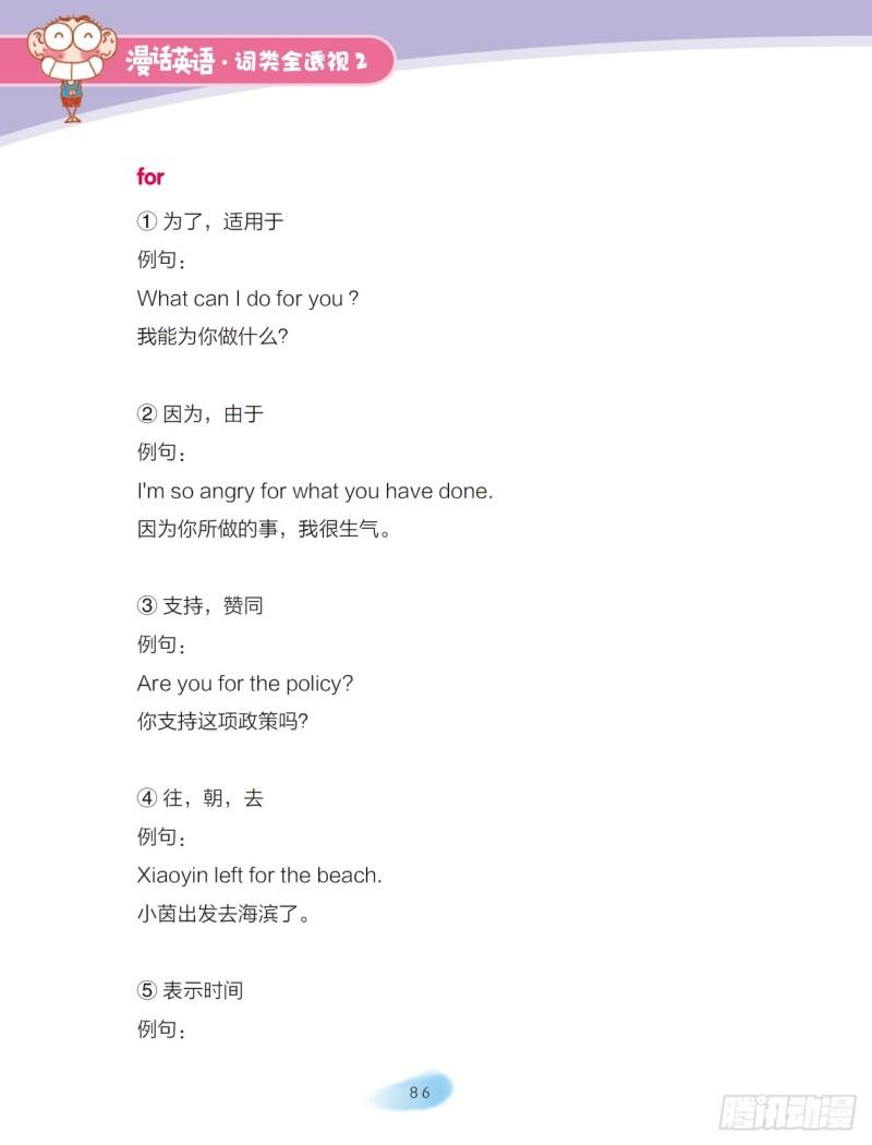 《爆笑校园大课堂-漫话英语》34 介词（2） 第5页
