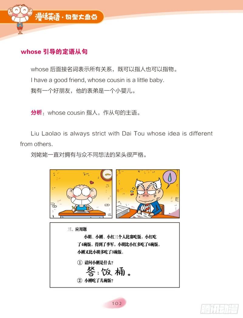 《爆笑校园大课堂-漫话英语》58 复合句（4） 第6页