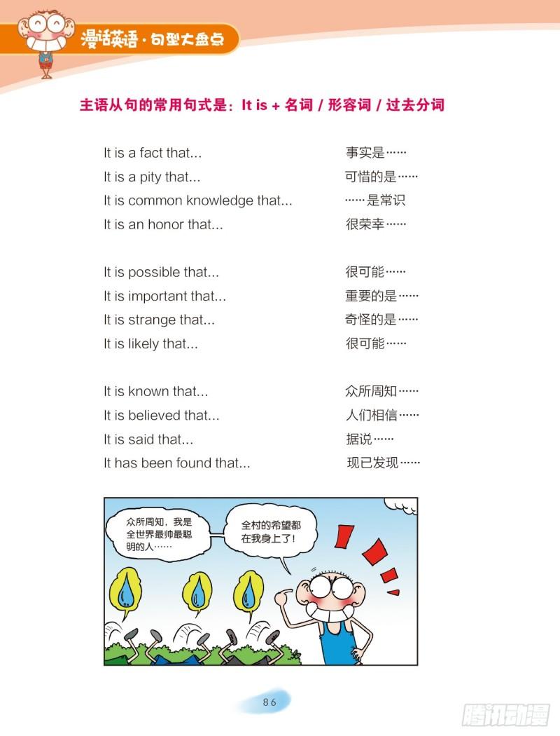 《爆笑校园大课堂-漫话英语》56 复合句（2） 第1页
