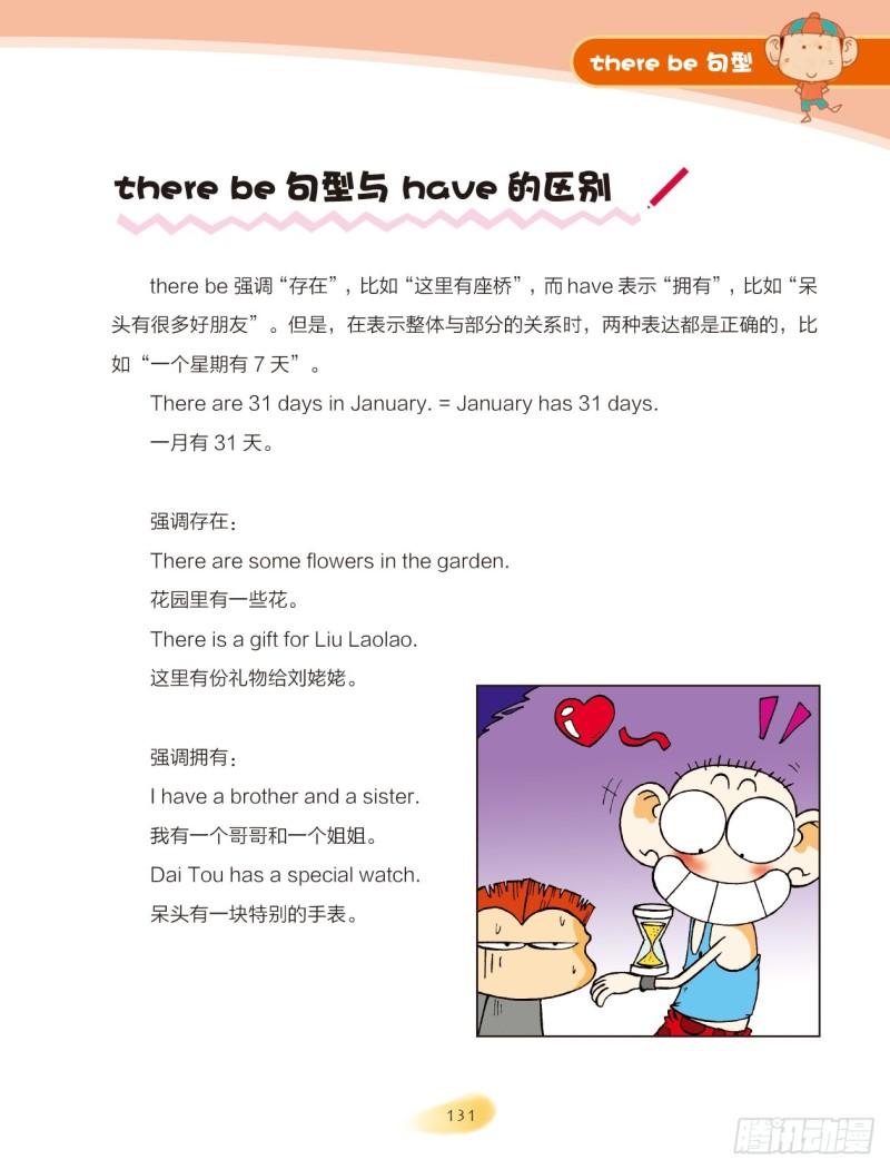 《爆笑校园大课堂-漫话英语》63 there be 句型 第5页