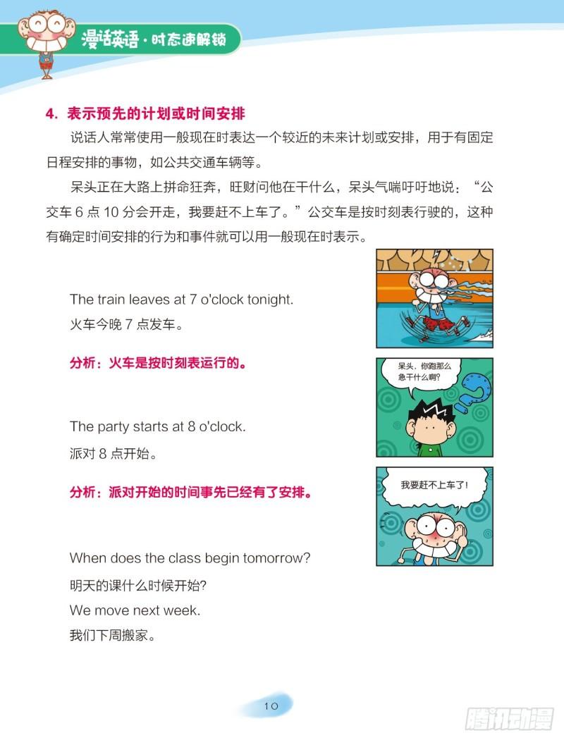 《爆笑校园大课堂-漫话英语》66 一般现在时（2） 第3页
