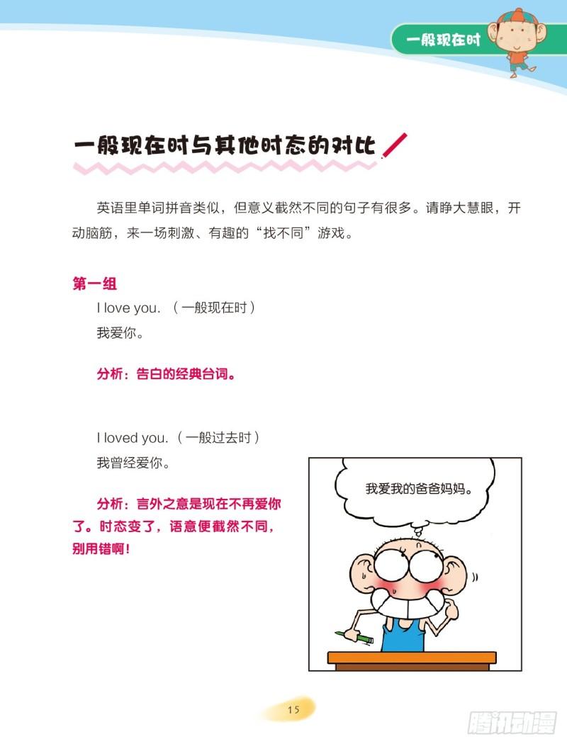 《爆笑校园大课堂-漫话英语》67 一般现在时（3） 第2页