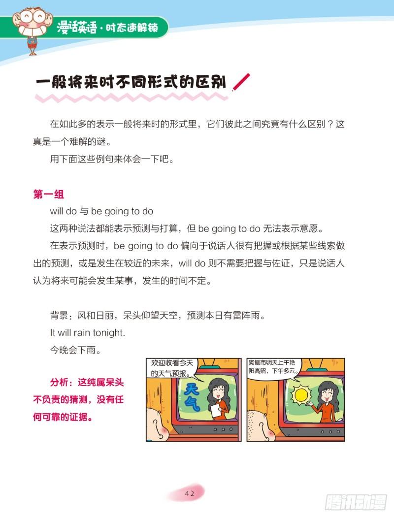 《爆笑校园大课堂-漫话英语》71 一般将来时（2） 第2页