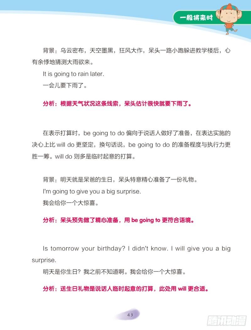 《爆笑校园大课堂-漫话英语》71 一般将来时（2） 第3页