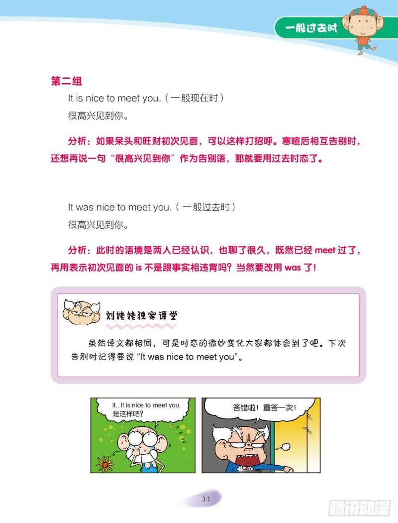 《爆笑校园大课堂-漫话英语》69 一般过去时（2） 第6页