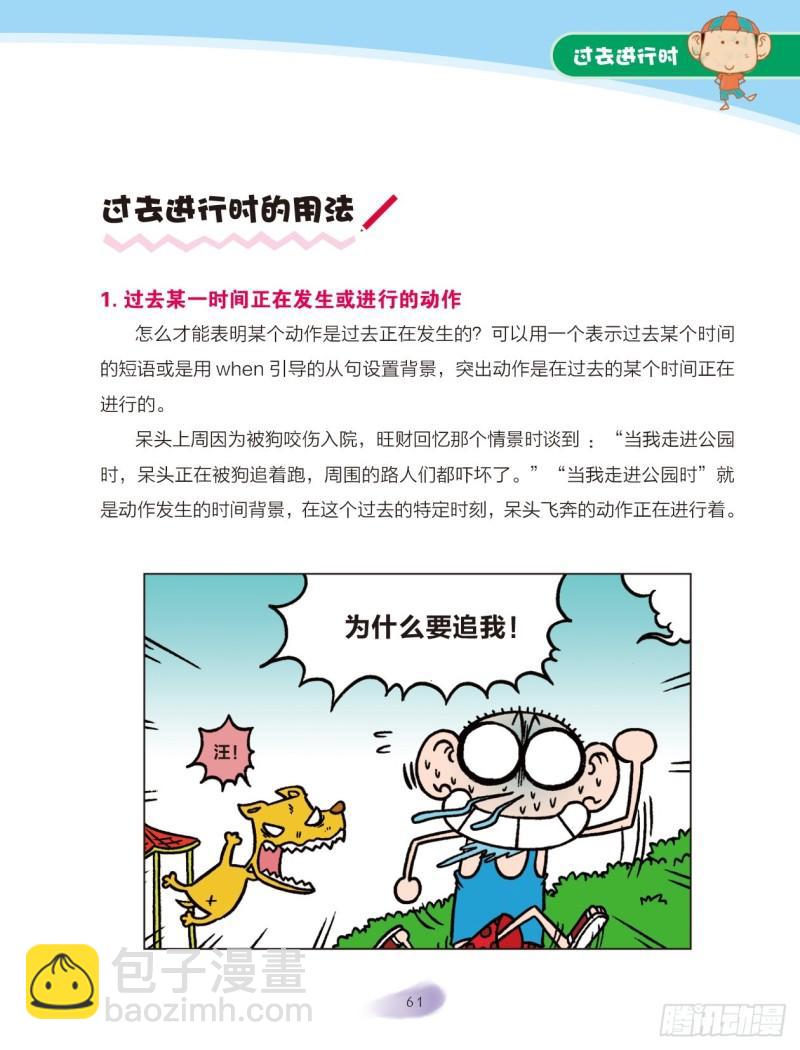 《爆笑校园大课堂-漫话英语》74 过去进行时（1） 第3页