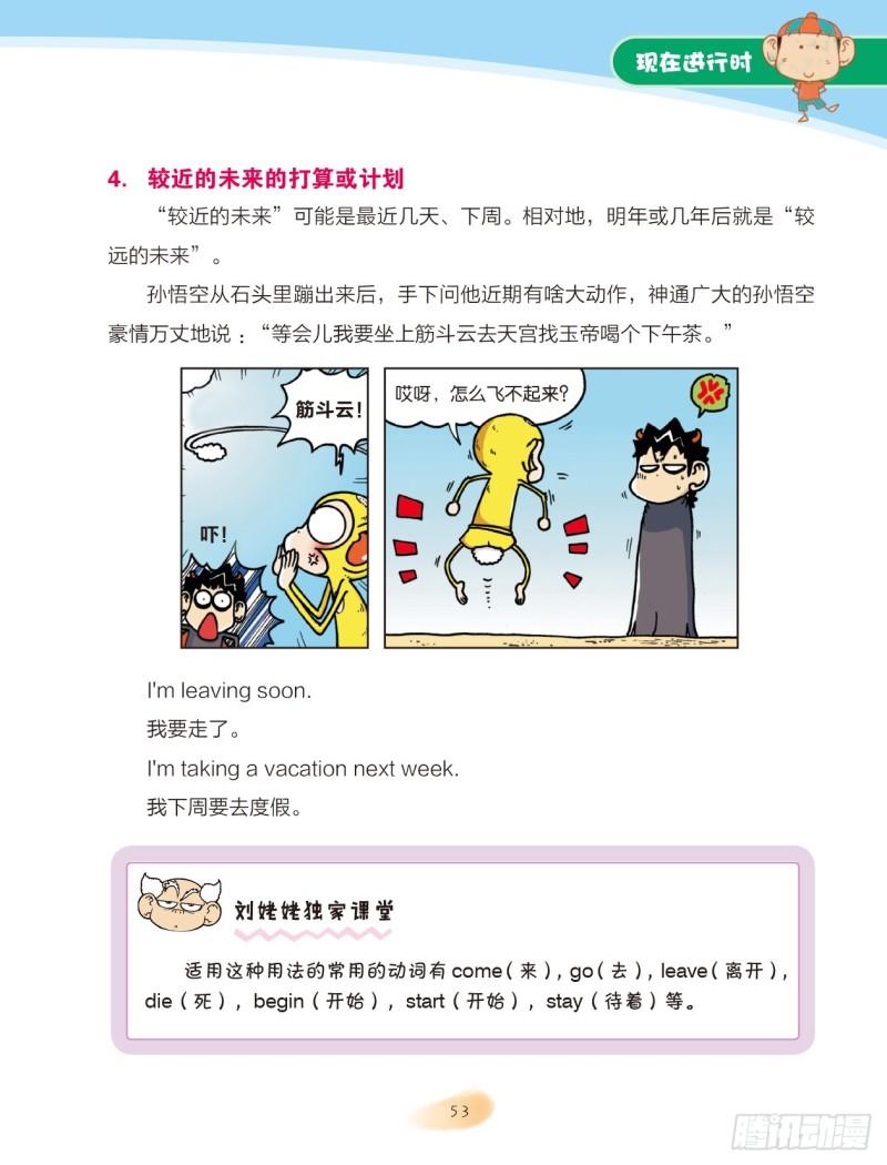 《爆笑校园大课堂-漫话英语》73 现在进行时（2） 第1页