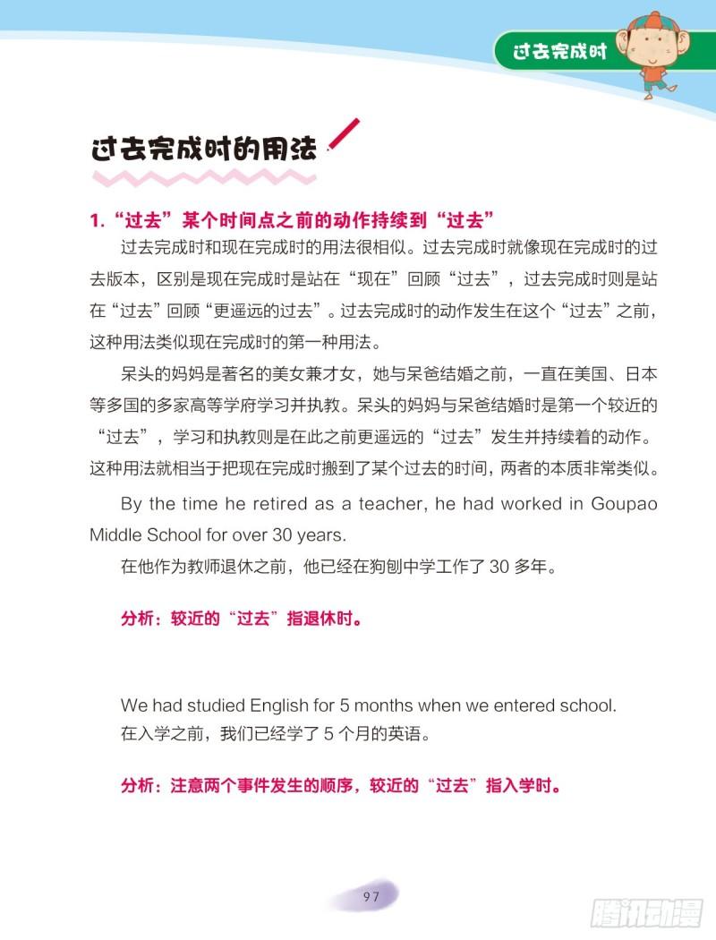 《爆笑校园大课堂-漫话英语》79 过去完成时 第3页