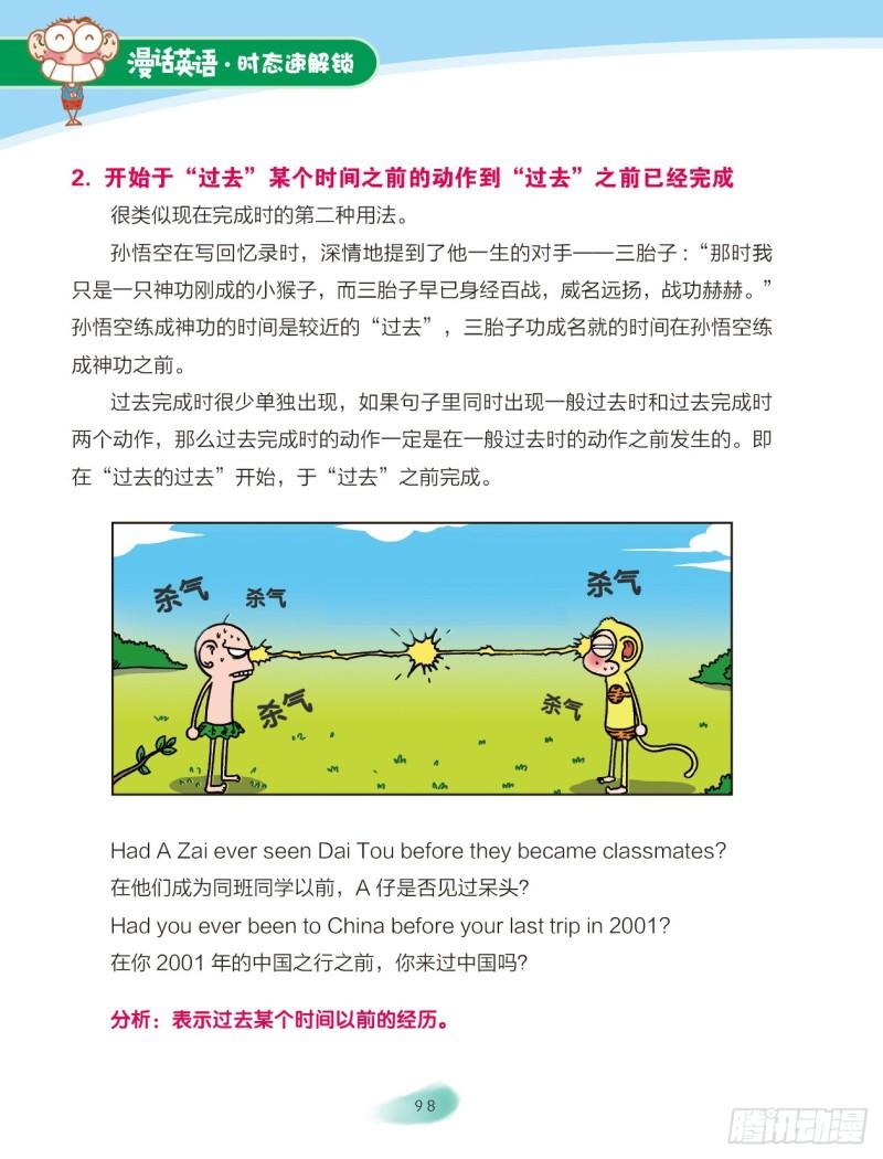 《爆笑校园大课堂-漫话英语》79 过去完成时 第4页