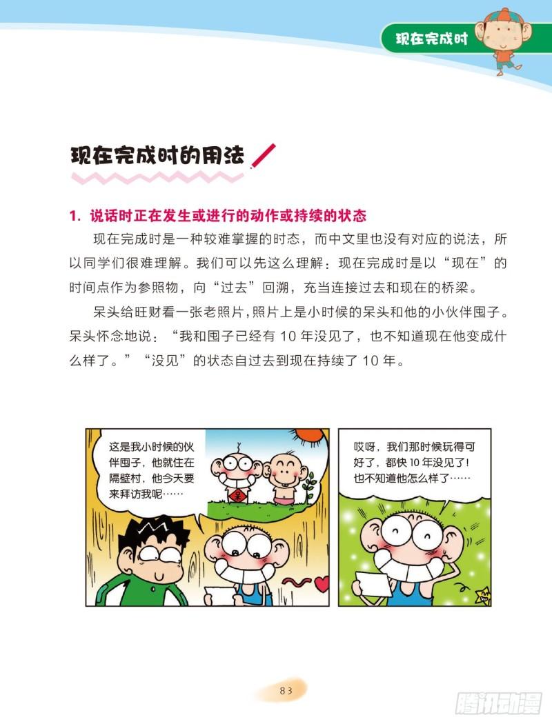 《爆笑校园大课堂-漫话英语》77 现在完成时（1） 第3页