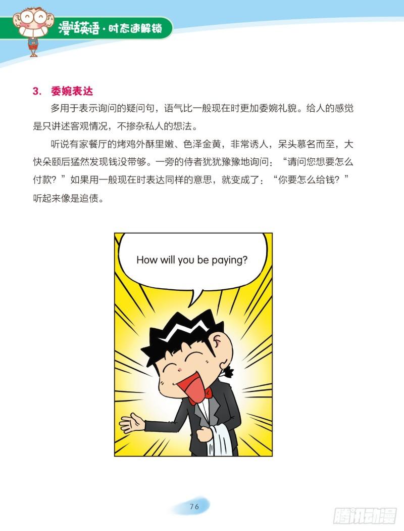 《爆笑校园大课堂-漫话英语》76 过去进行时（3） 第6页