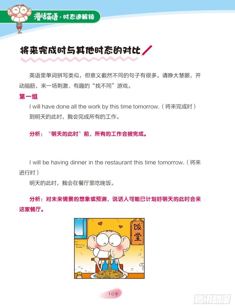 《爆笑校园大课堂-漫话英语》80 将来完成时 第6页