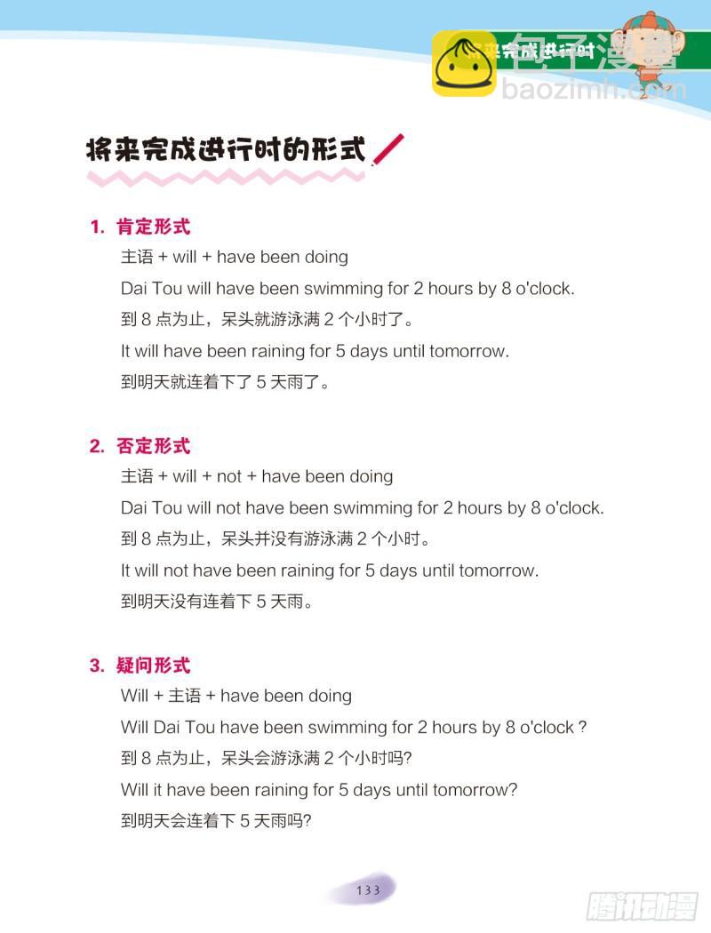 《爆笑校园大课堂-漫话英语》83 将来完成进行时 第5页