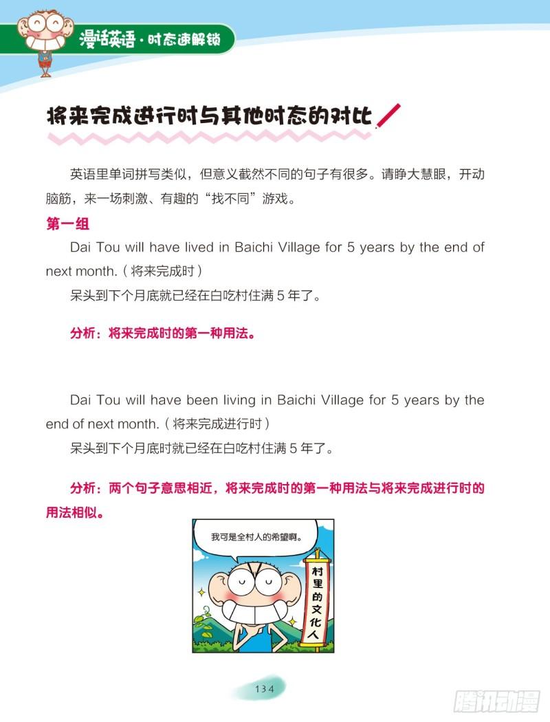 《爆笑校园大课堂-漫话英语》83 将来完成进行时 第6页