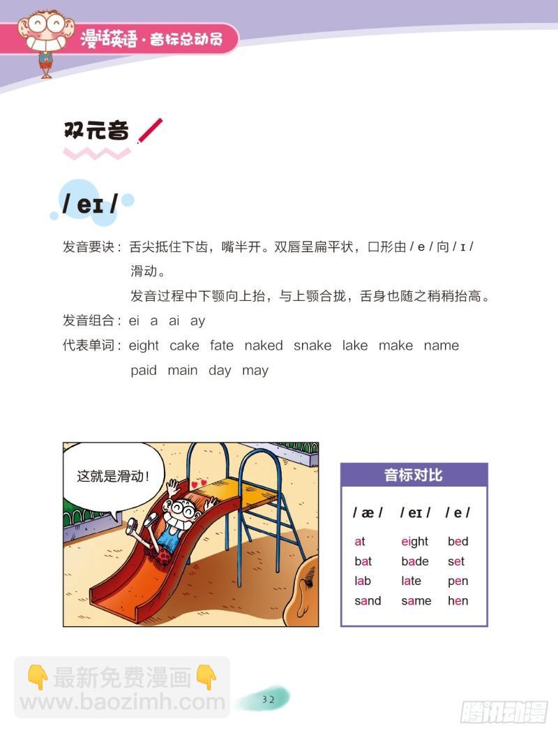 《爆笑校园大课堂-漫话英语》90 双元音（1） 第2页