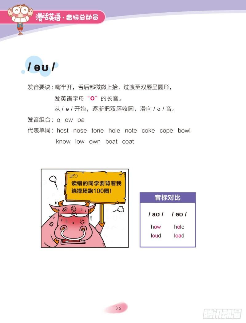 《爆笑校园大课堂-漫话英语》90 双元音（1） 第6页