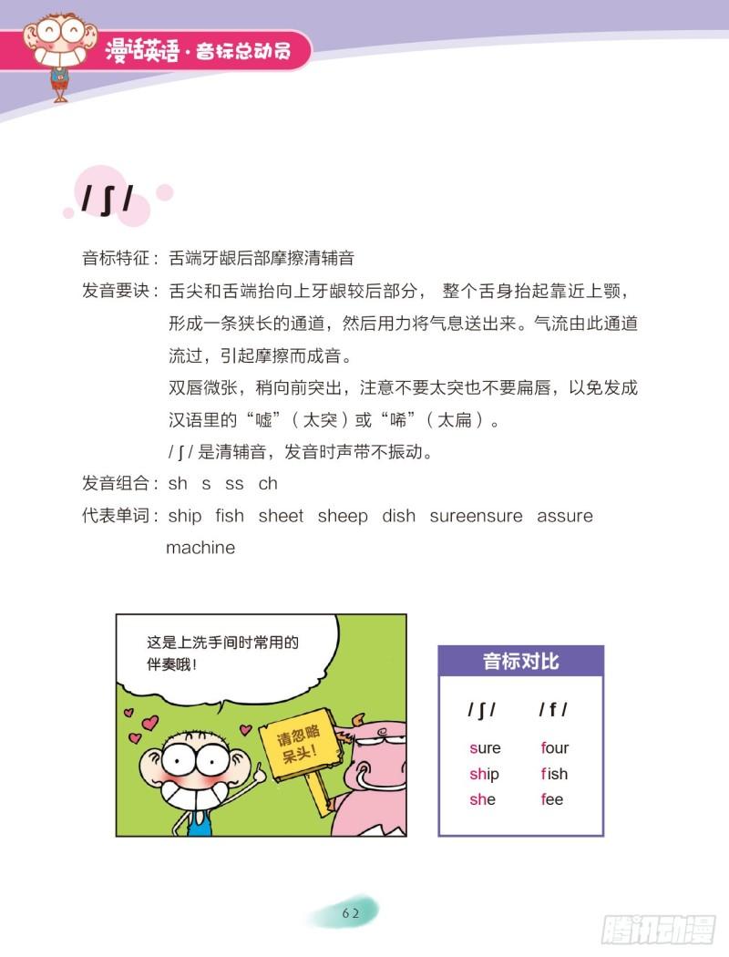 《爆笑校园大课堂-漫话英语》94 摩擦音（1） 第6页