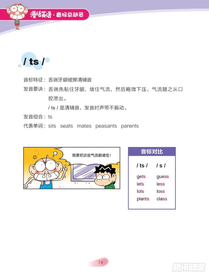 《爆笑校园大课堂-漫话英语》97 破擦音（1） 第6页