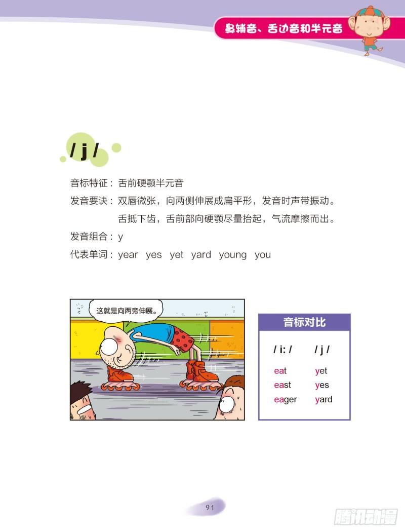 《爆笑校园大课堂-漫话英语》100 鼻辅音、舌边音（2） 第1页