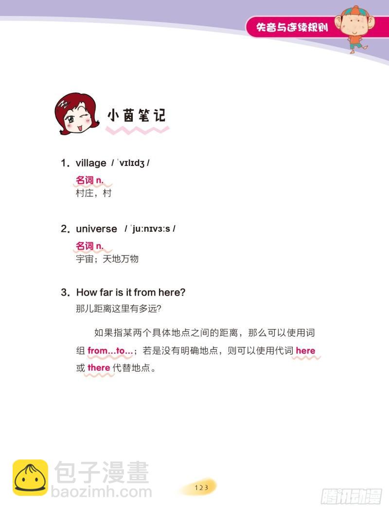 《爆笑校园大课堂-漫话英语》103 失音与不完全爆破 第9页
