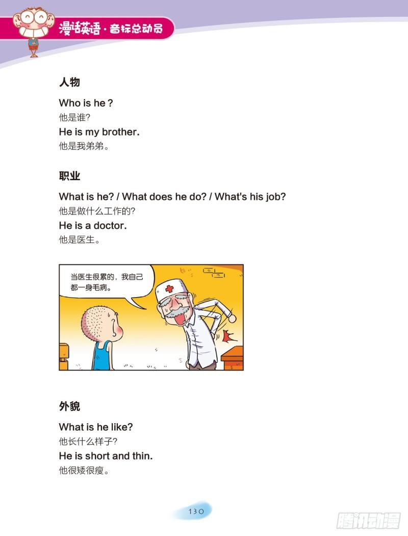《爆笑校园大课堂-漫话英语》104 附录 第6页