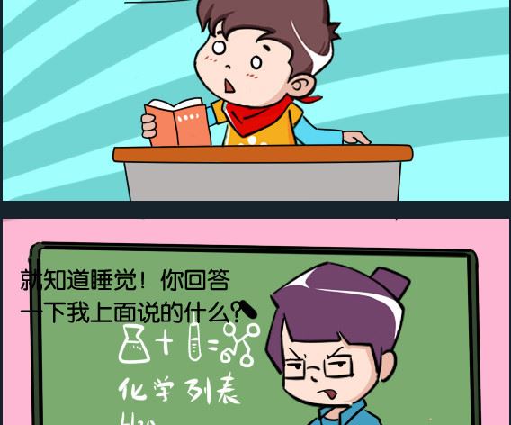 《冒菜小火火1》第002话 上课睡觉 第2页