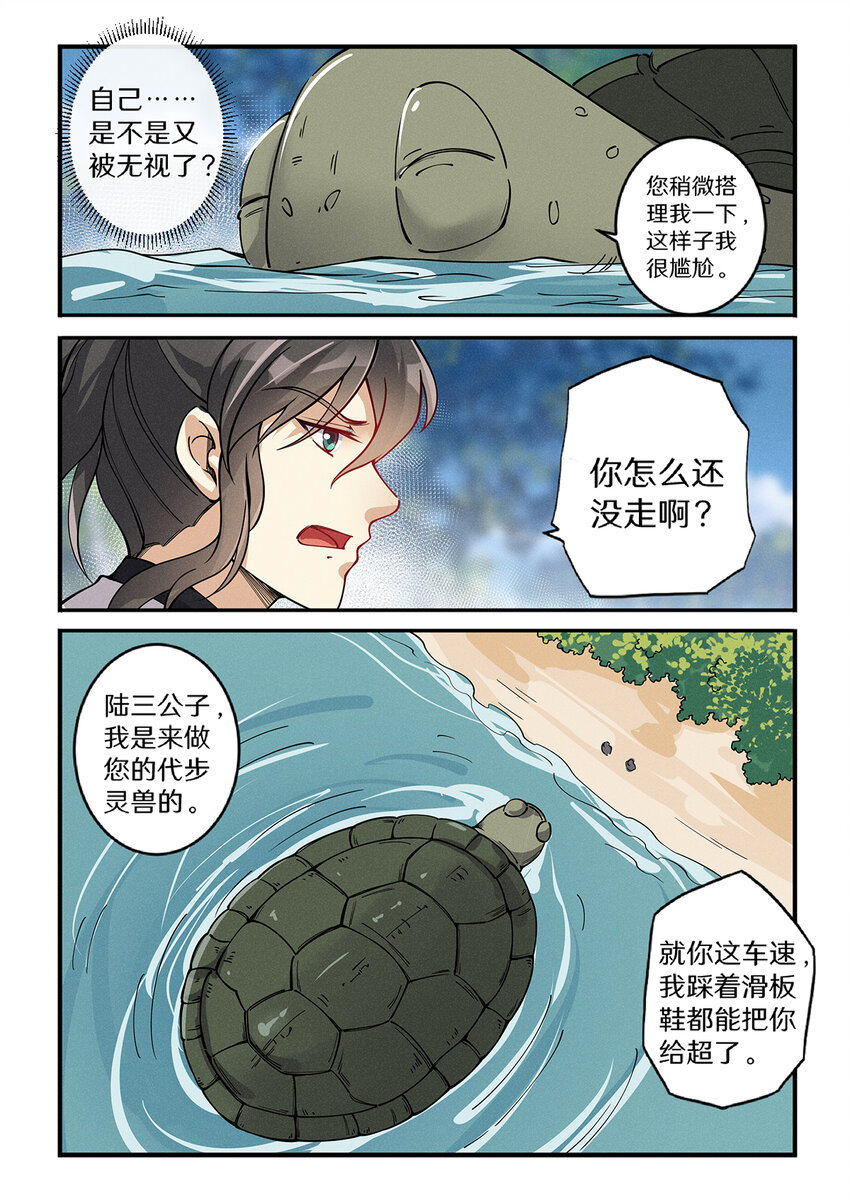 《飞升从养个仙子开始》028 出门坐骑绿毛龟？ 第12页