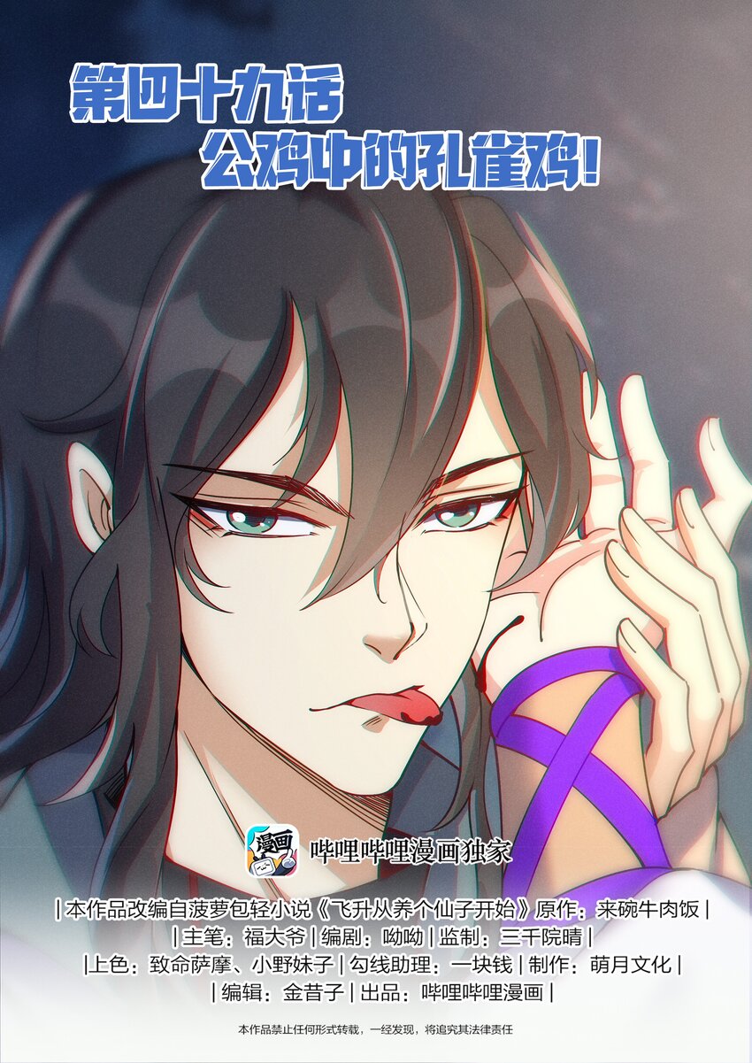 《飞升从养个仙子开始》049 公鸡中的孔雀鸡 第1页