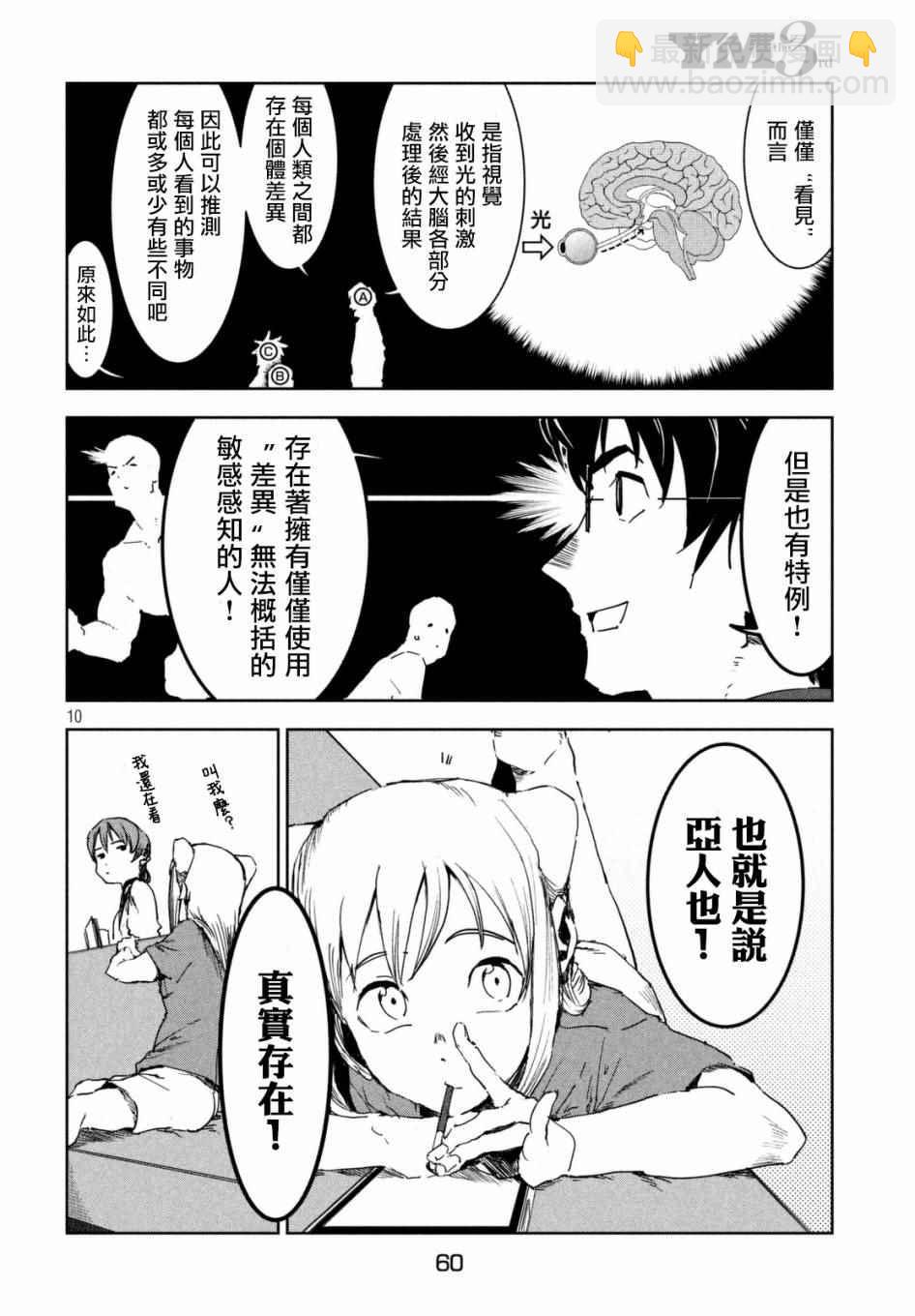 《亚人酱有话要说》第39话 六叠间即宇宙（中篇） 第10页