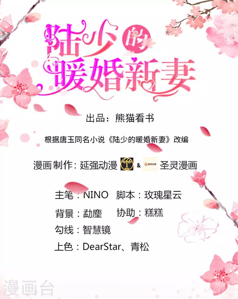 《陆少的暖婚新妻》第13话 第1页