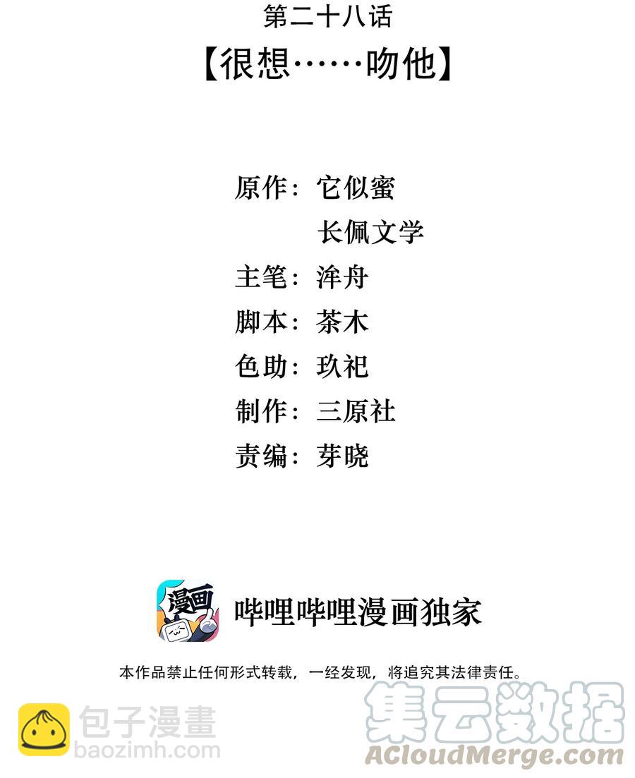 《晚安梁逍》028 很想……吻他 第3页