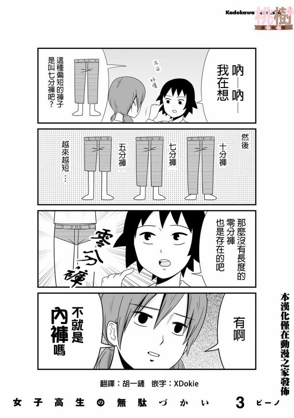 《女高中生的虚度日常》虚度日常 小四格3 第1页