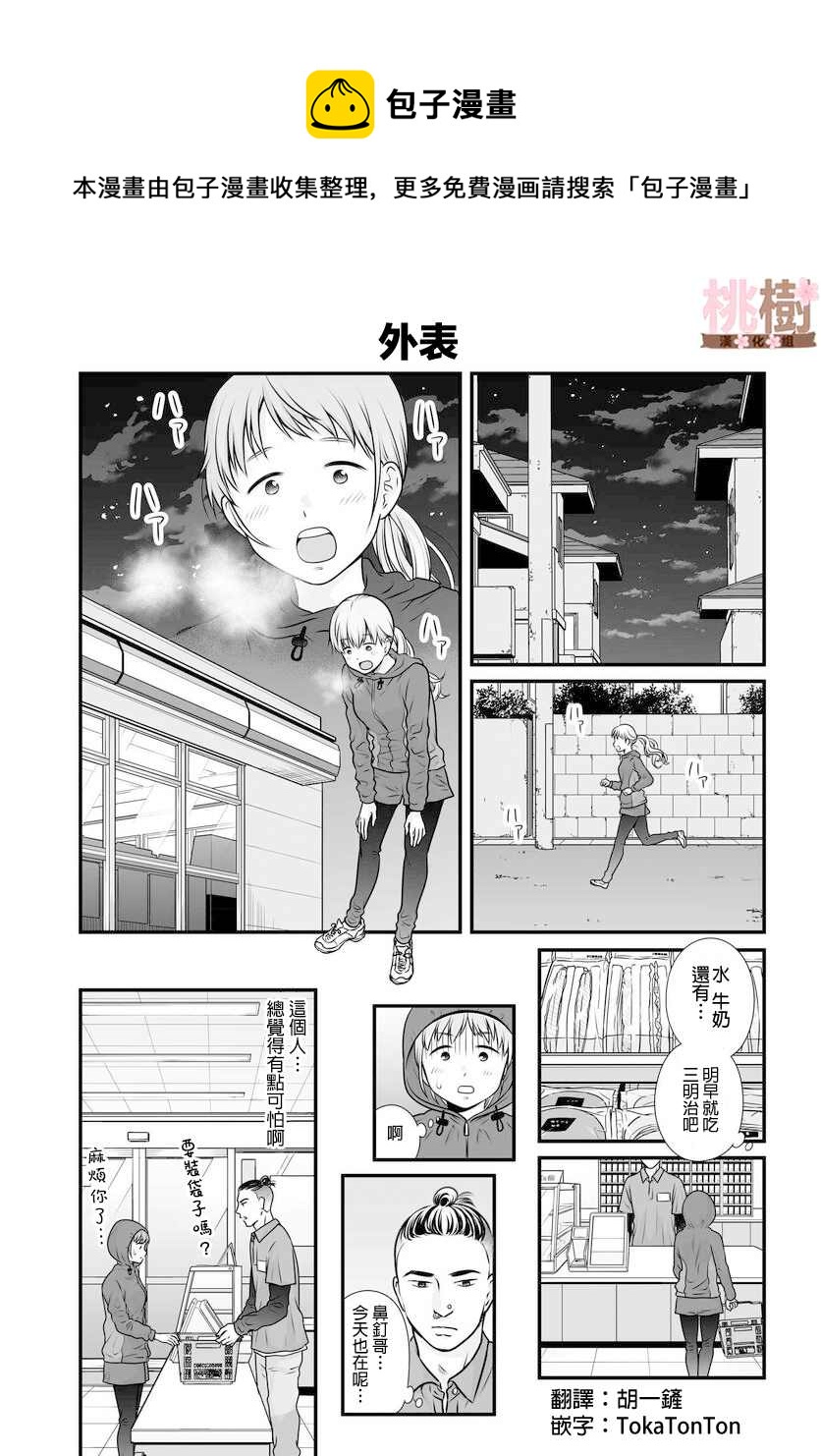 《女高中生的虚度日常》第100话 外表 第1页
