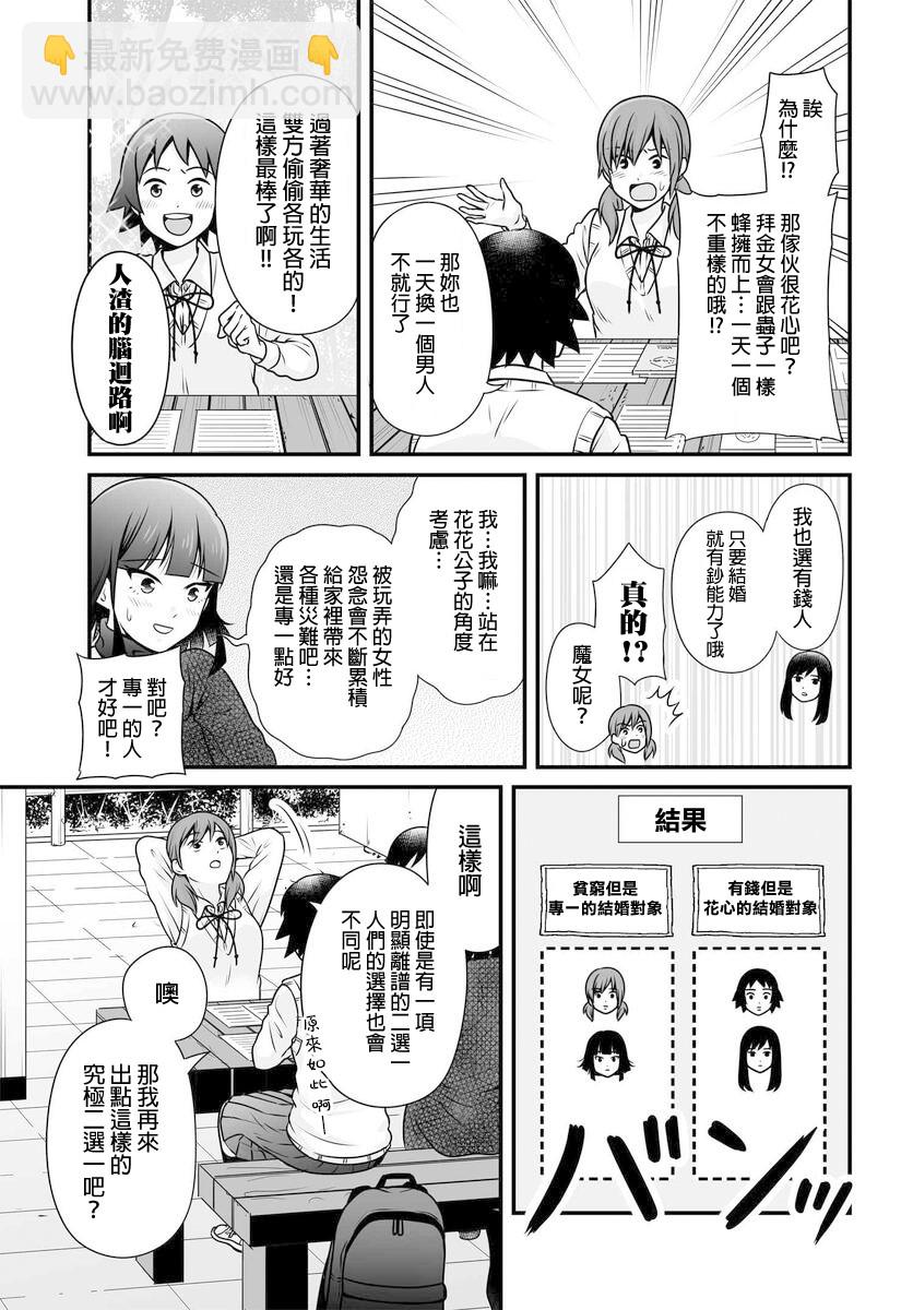 《女高中生的虚度日常》第103话 二选一 第5页