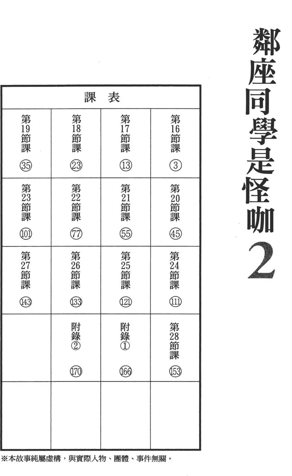 《邻座同学是怪咖》第02卷 第5页