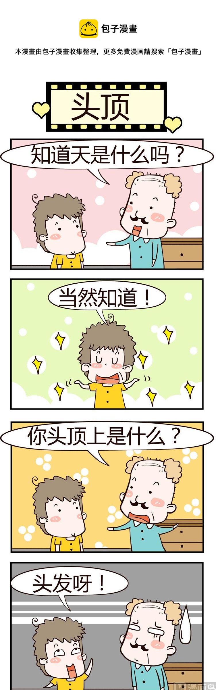 《老王家的呆儿子》09.头顶 第1页