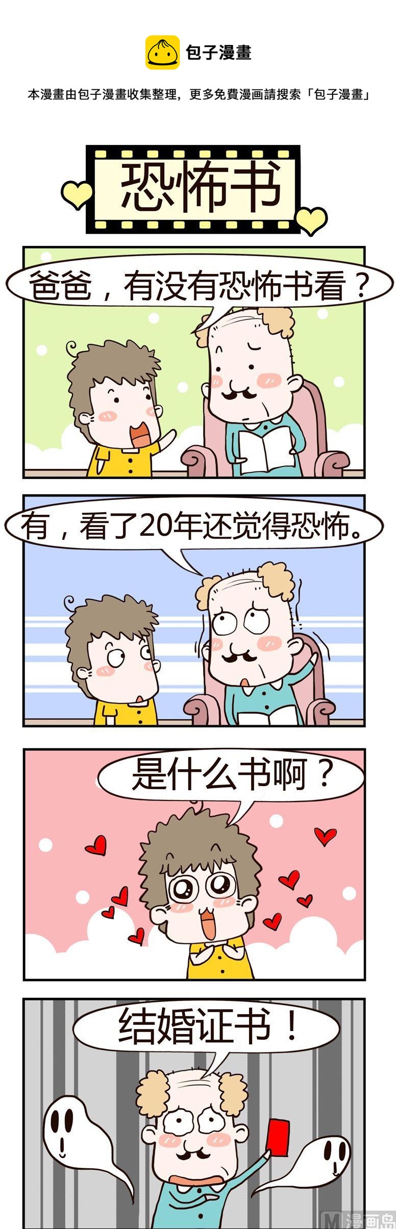 《老王家的呆儿子》35.恐怖书 第1页