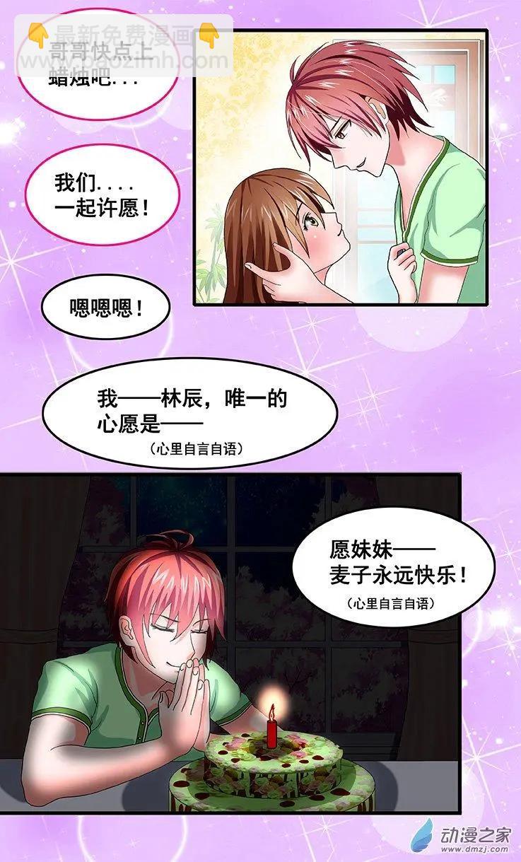 《蜜桃兄妹》第23回 幻想中的生日 第9页