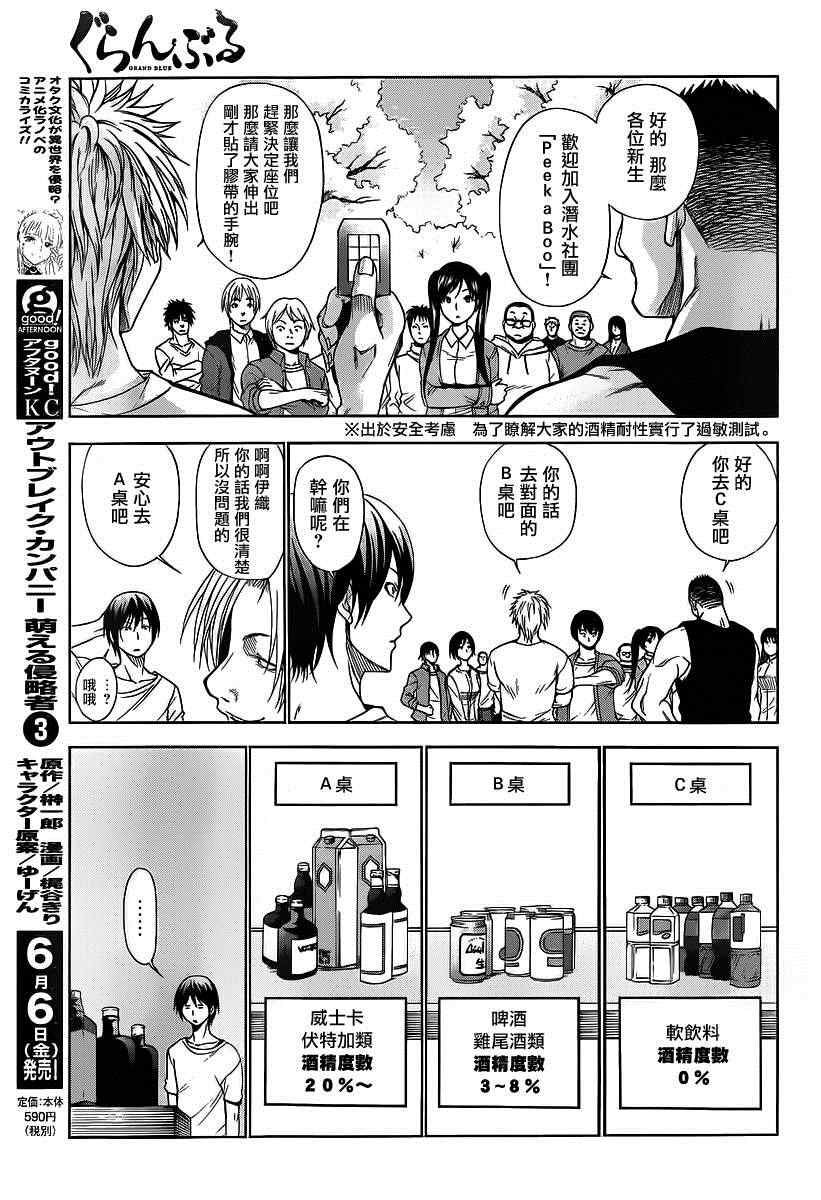 《GrandBlue》第2话 新生欢迎会 第25页