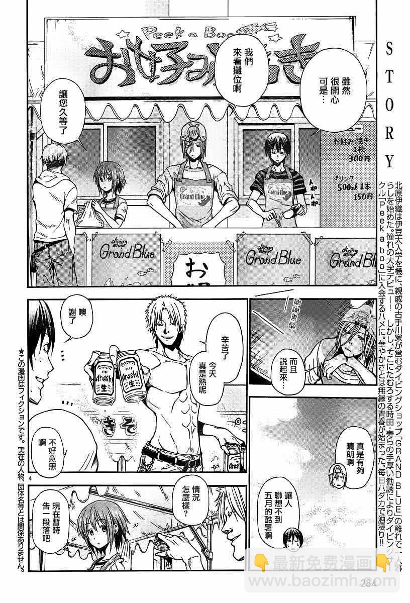 《GrandBlue》第7话 选美大赛 第3页