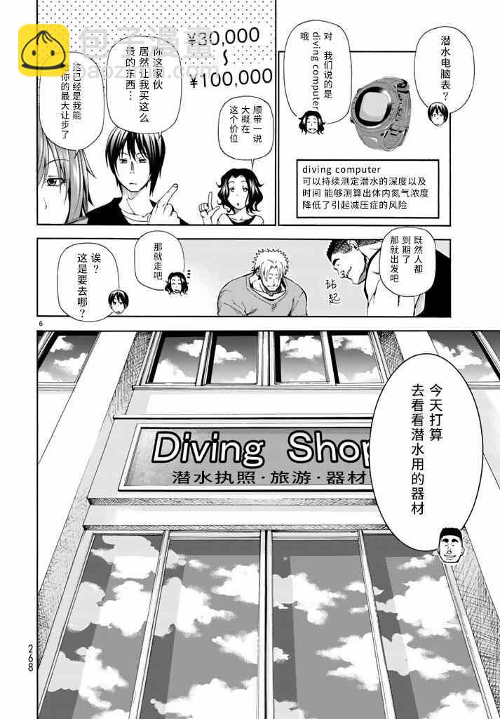 《GrandBlue》第15话 购物 第6页