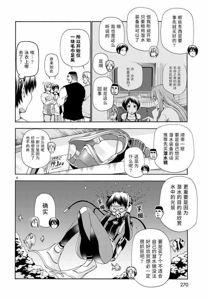 《GrandBlue》第15话 购物 第8页