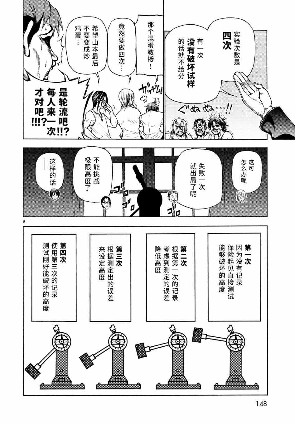 《GrandBlue》第32话 夏比冲击试验 第8页