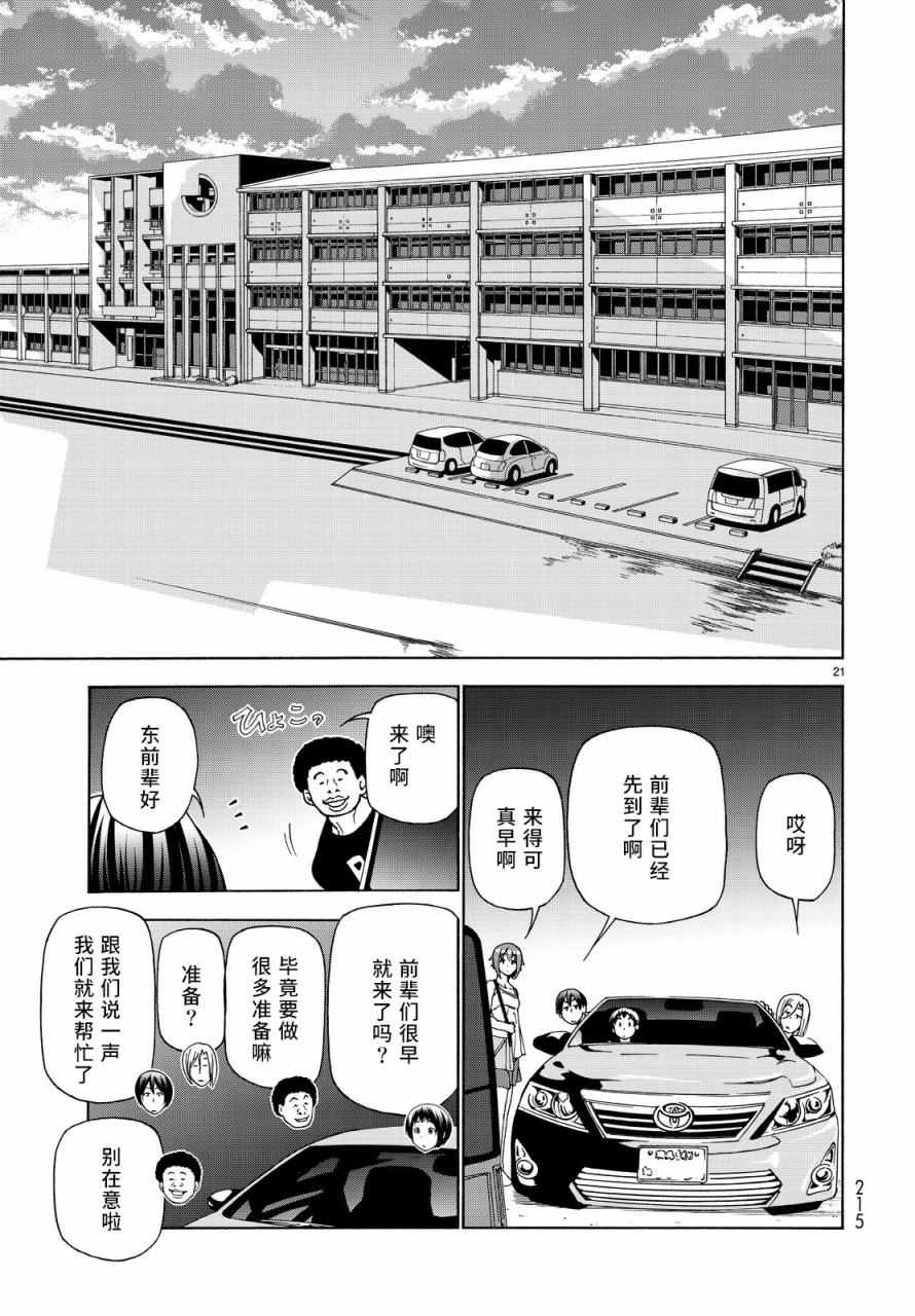 《GrandBlue》第33话 成人的林间学校 第21页
