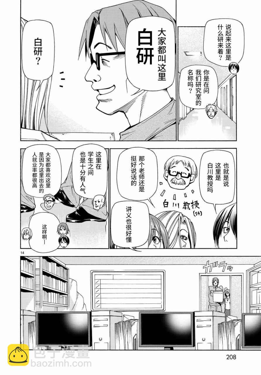 《GrandBlue》第40话 白研 第14页