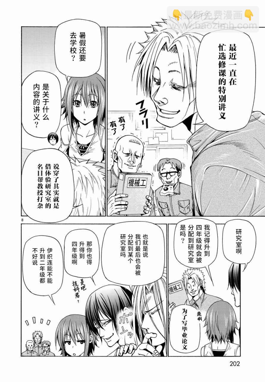 《GrandBlue》第40话 白研 第8页