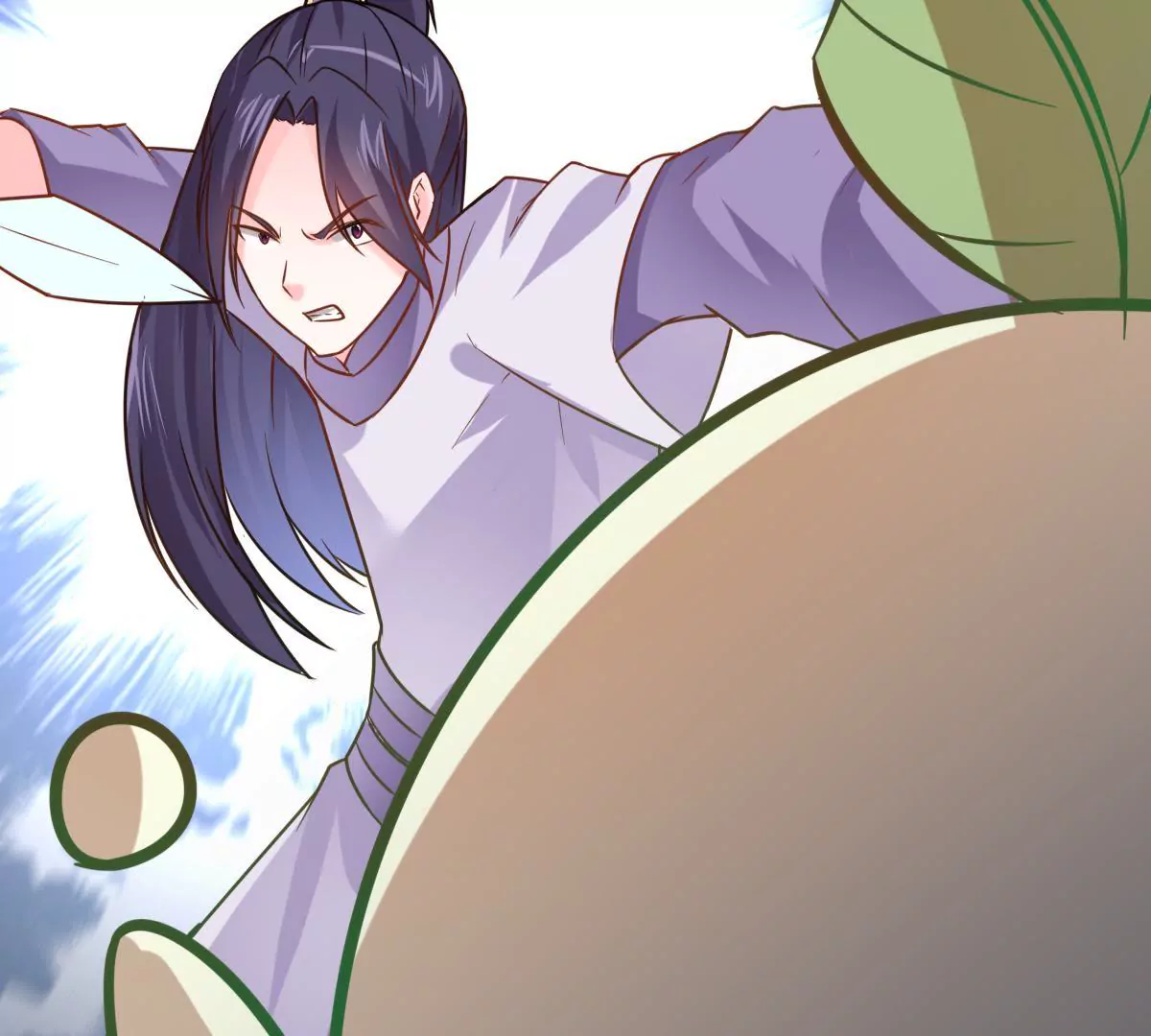 《在玄幻世界变成了一棵草？》第016话 击败人族之光 第43页