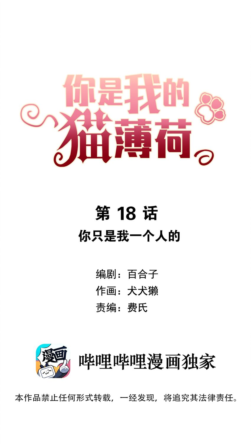 《你是我的猫薄荷》018 你只是我一个人的 第1页