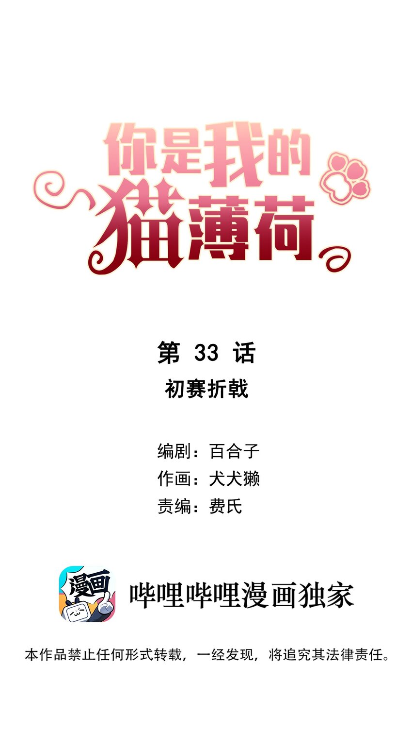 《你是我的猫薄荷》033 初赛折戟 第1页